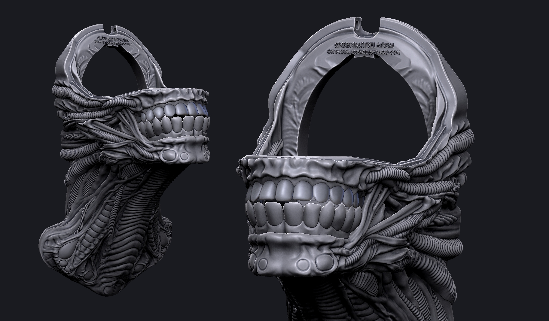 Render 3D — trabalho autoral, variação