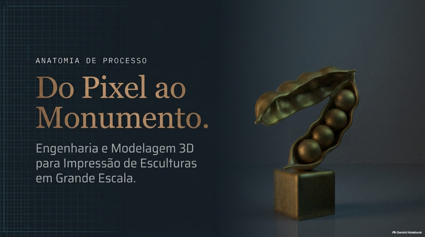 From Pixel to Monument — capa da apresentação do monumento